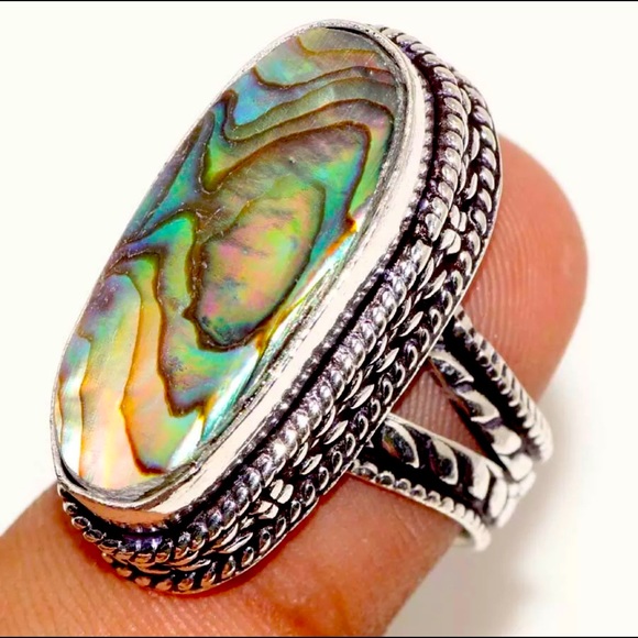 artesian Jewelry - Abalone Heirloom Design Ring